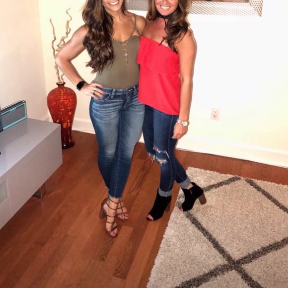 Nasty gal red tube top xs - Picture 4 of 4